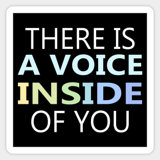 There is a voice inside of you, World Peace Day Sticker